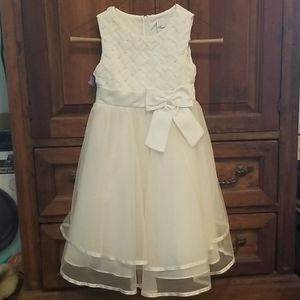 Girls Ivory Dress